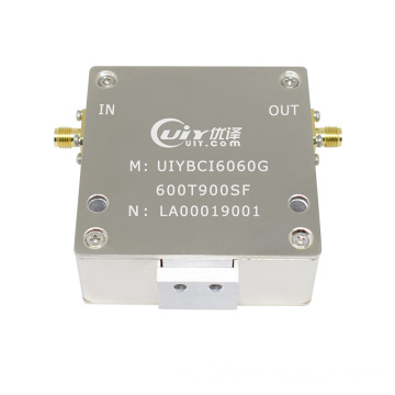 600~900MHz UHF Band RF Broadband Coaxial Isolator High Isolation 16dB